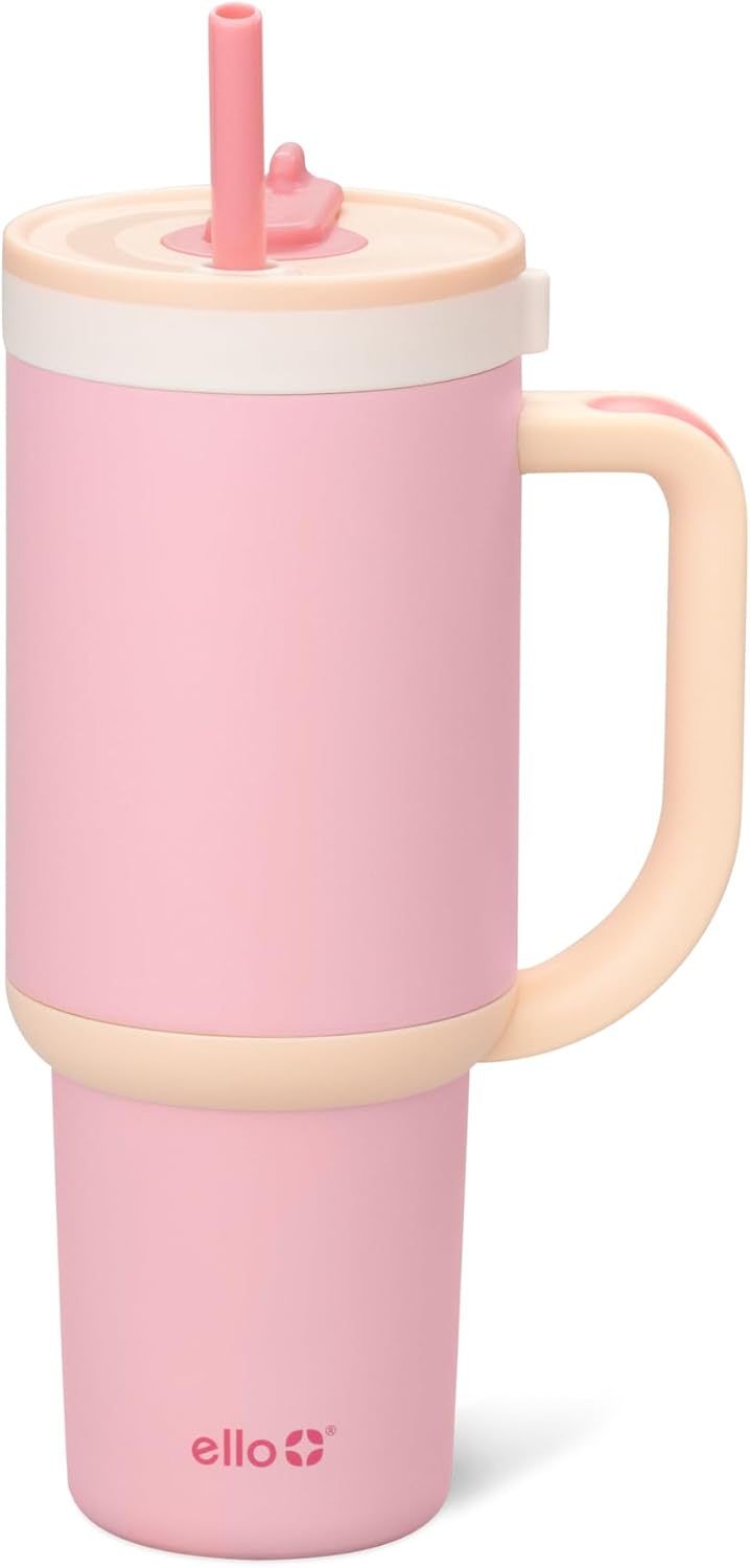 18oz Stainless Steel Kids Tumbler with Handle & Retracting Straw