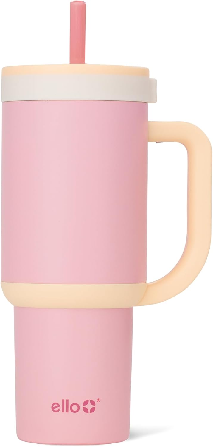 18oz Stainless Steel Kids Tumbler with Handle & Retracting Straw