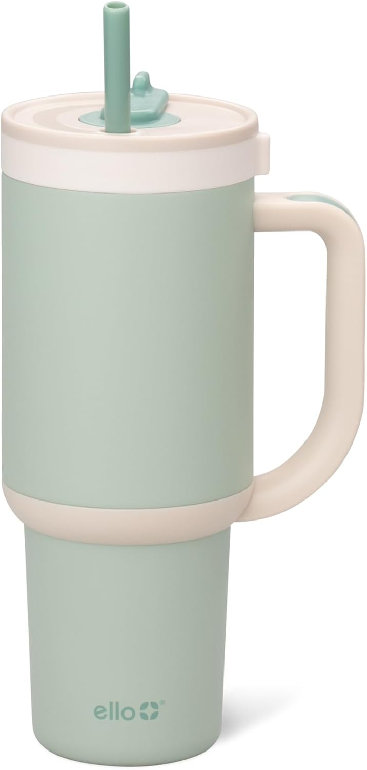 18oz Stainless Steel Kids Tumbler with Handle & Retracting Straw