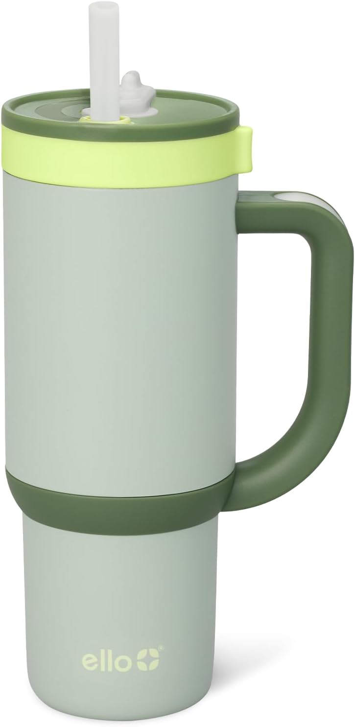 18oz Stainless Steel Kids Tumbler with Handle & Retracting Straw