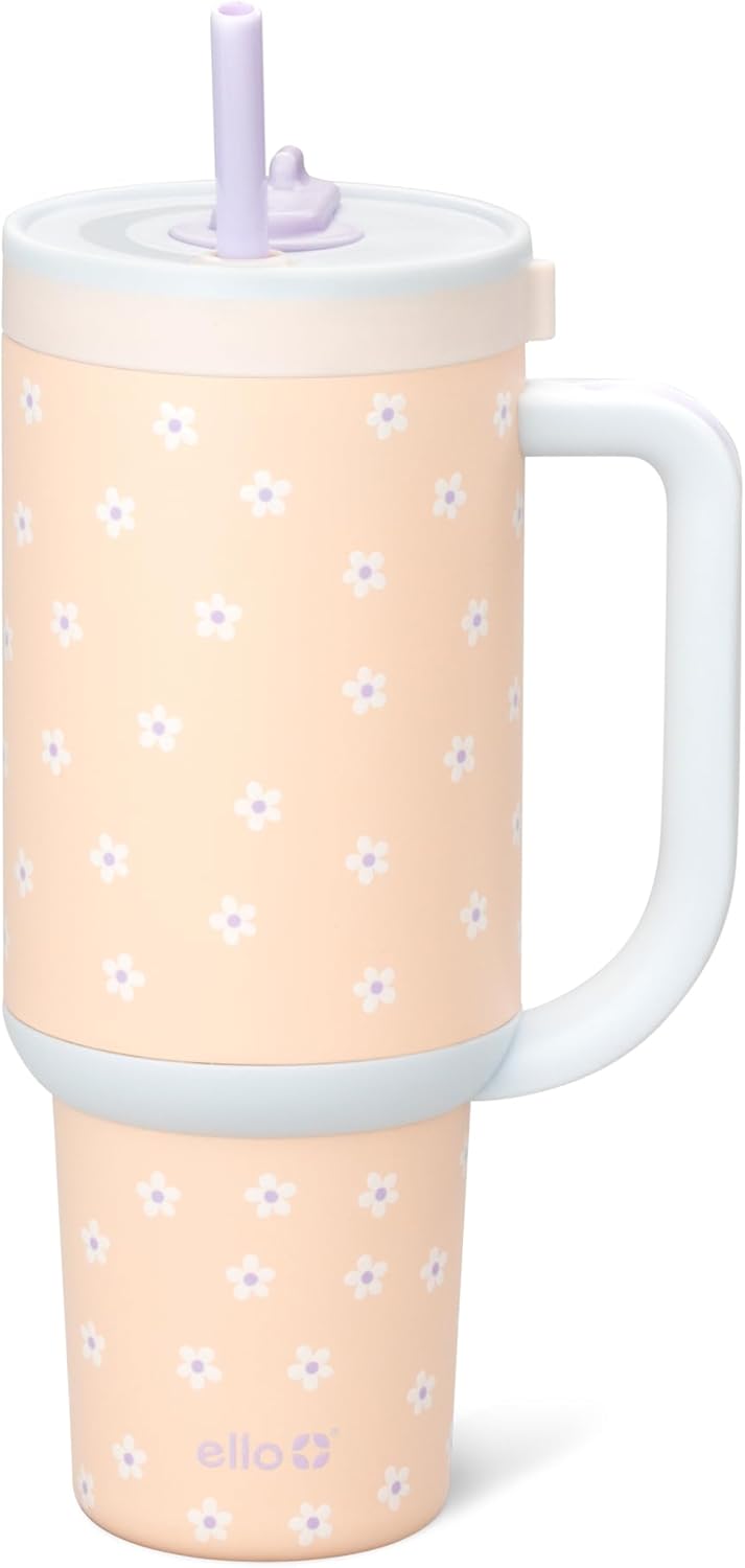 18oz Stainless Steel Kids Tumbler with Handle & Retracting Straw