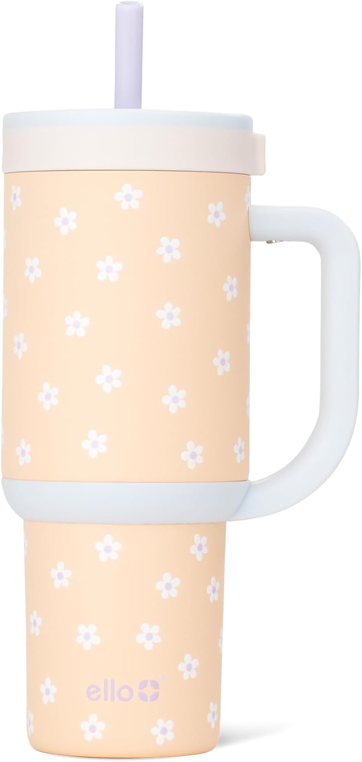 18oz Stainless Steel Kids Tumbler with Handle & Retracting Straw