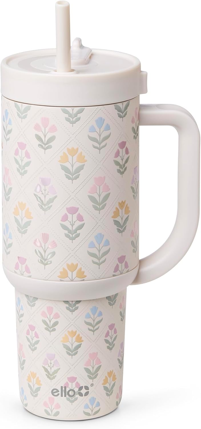 18oz Stainless Steel Kids Tumbler with Handle & Retracting Straw