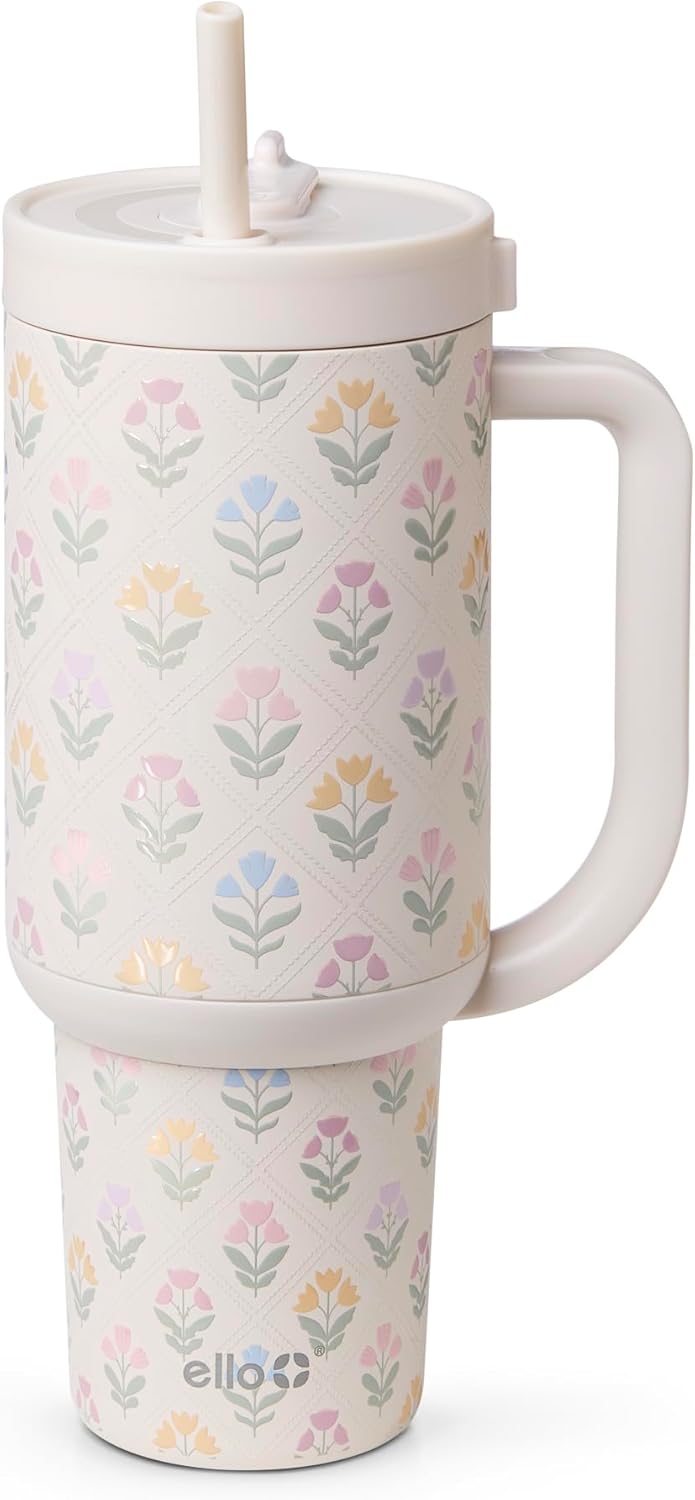 18oz Stainless Steel Kids Tumbler with Handle & Retracting Straw