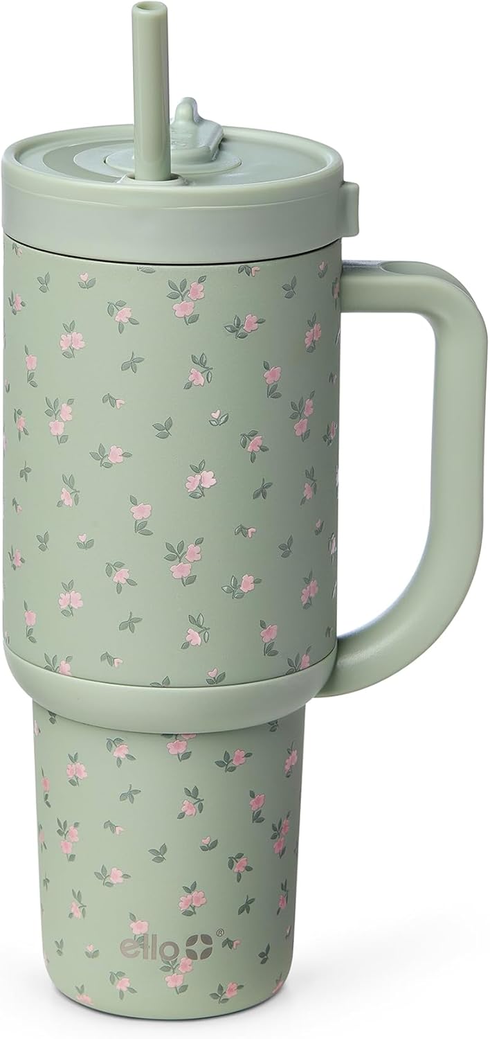 18oz Stainless Steel Kids Tumbler with Handle & Retracting Straw