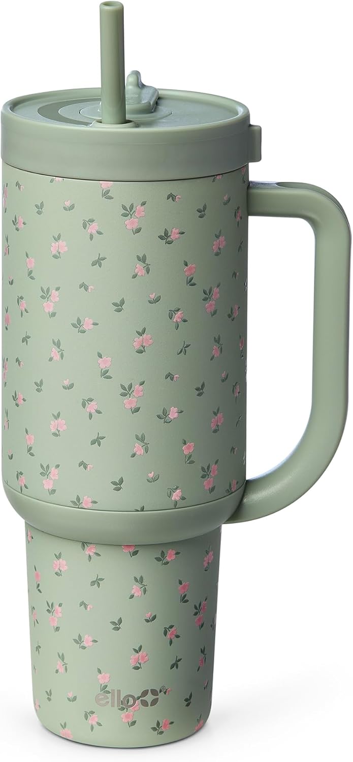 18oz Stainless Steel Kids Tumbler with Handle & Retracting Straw