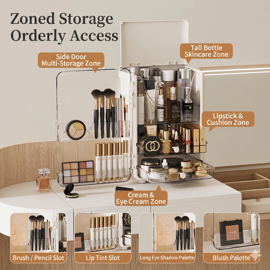 Cosmetics storage box